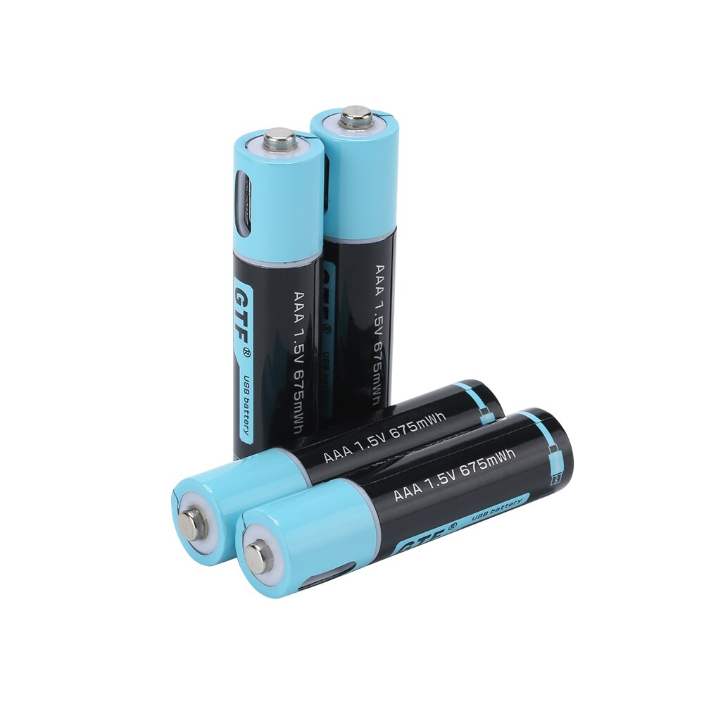 GTF AAA Akumulator 1.5V 450mAh USB - Do Zabawek i Pilotów