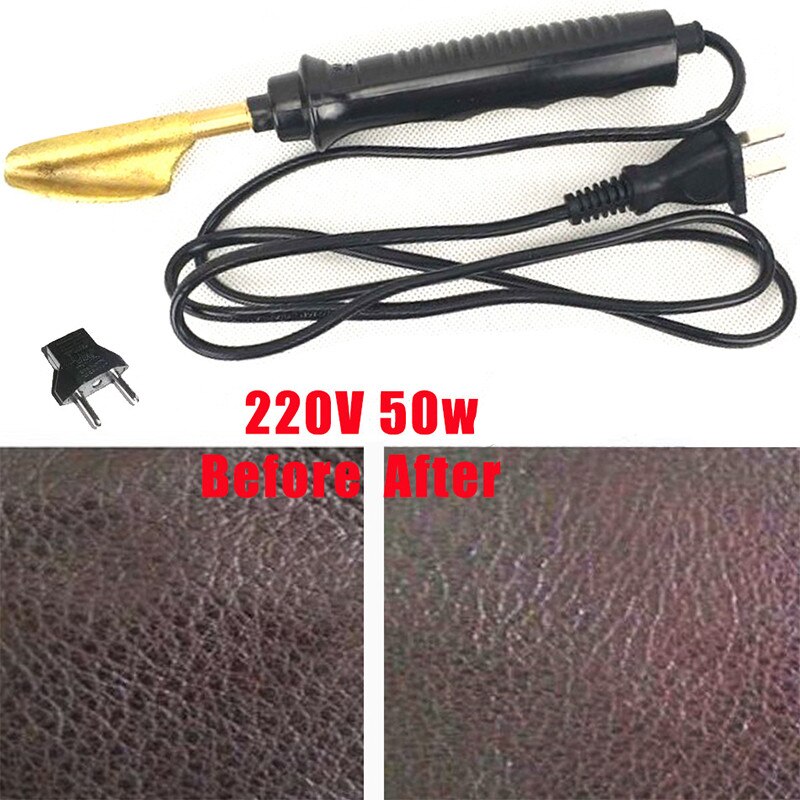 Mini Leather Iron Wrinkles Removing for Leather Clothes Shoes Ironing with Anti-scalding Tape