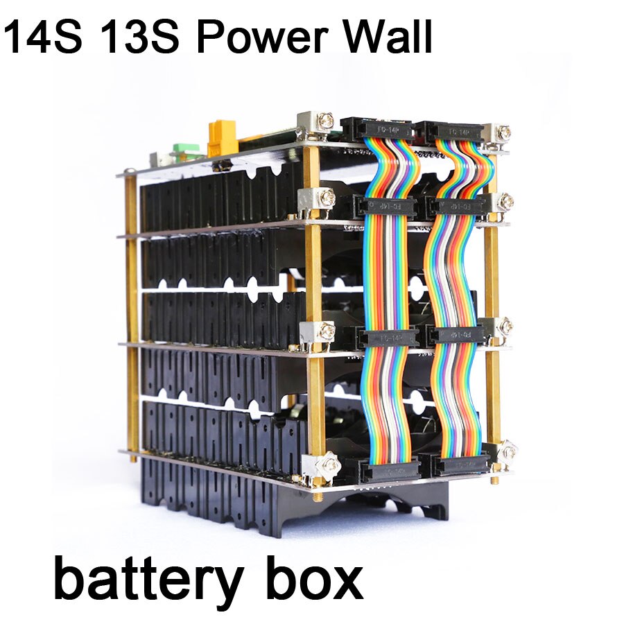 14S 13 S 48V Power Muur Batterij 13 14 Cellen Batterij Doos Li-Ion Lithium 18650 Lipo Bms pcb 20A 45A Bescherming Boord