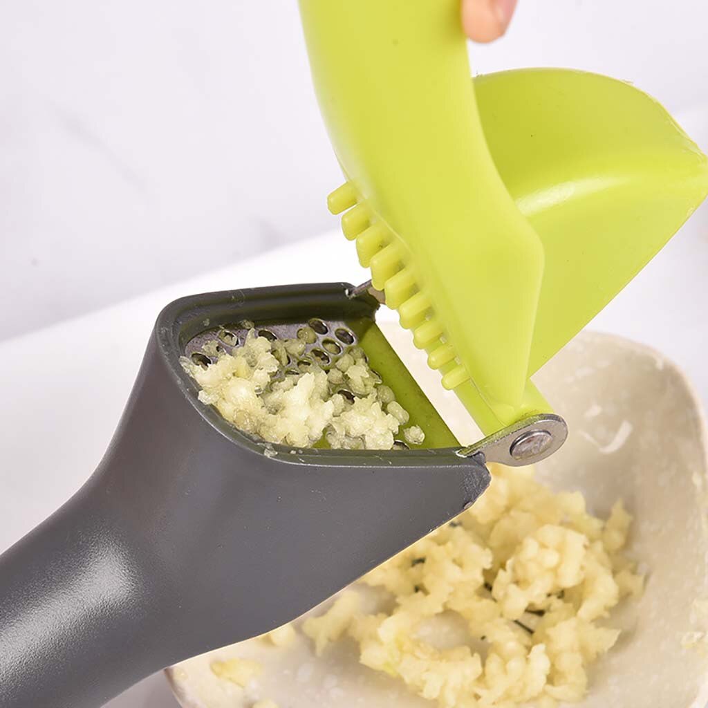 Kitchen Stainless Steel Hand Press Shredder Pat Punch Press Garlic Onion Ginger Handheld Ginger Garlic Mincer Tools#2