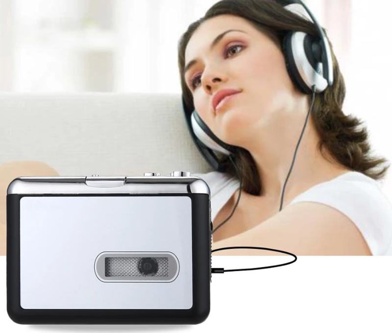 Ezcap 231 USB Cassette Tape Music Audio Player to MP3 Converter Tapes Cassette Player Recorder Save MP3 File to USB Flash/USB