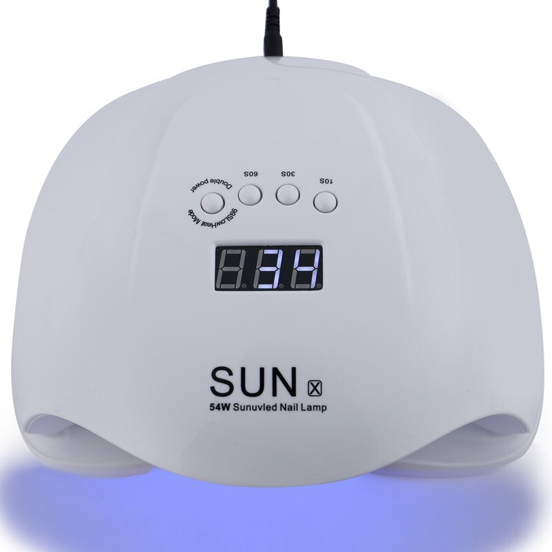 Auto Sensor SUNX 54 W UV LED Nagel Lamp Dual Power 36 LEDs Nail Droger voor Curing Gel Polish Manicure 10 s 30 s 60 s Timer voor Nagels