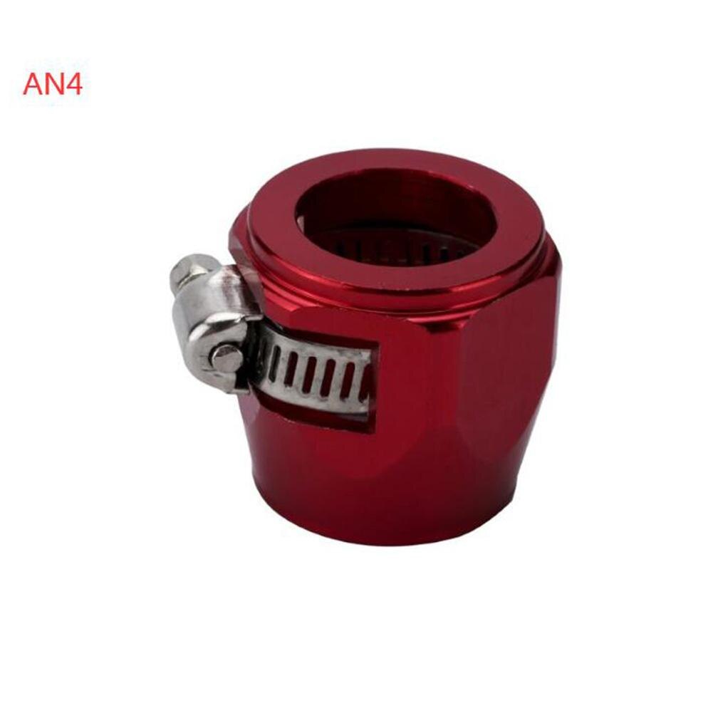 AN4 AN6 AN8 AN10 AN12 pince de finisseur de tuyau de voiture radiateur modifié pince de tuyau de carburant boucle Automobile collier de finisseur de tuyau: Red-AN4