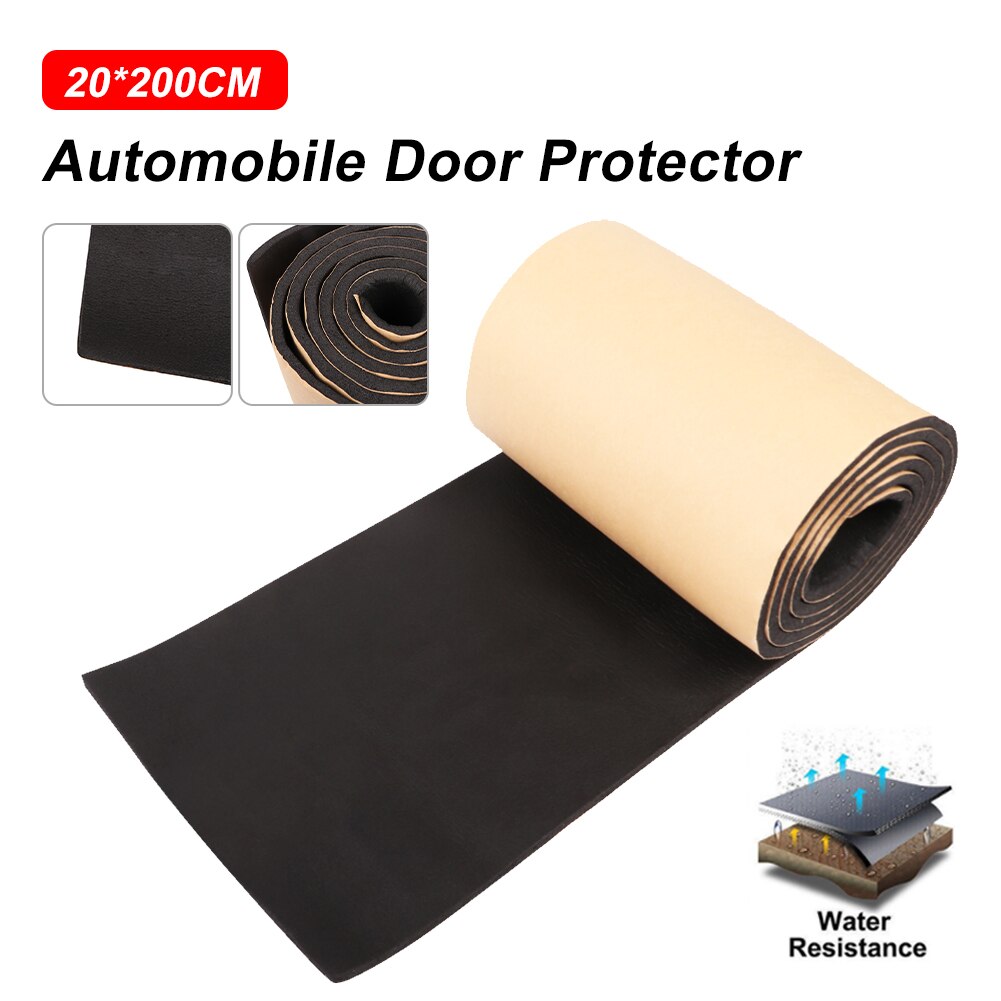 Perfekt bil auto dørbeskytter garasje gummilist veggbeskyttelse støtfanger gummilist biltilbehør for auto 200cm x 20cm