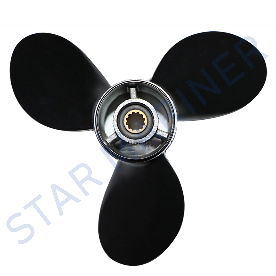 3B2-64517-0 Propeller 8.9*8.5 Aluminium Voor Tohatsu Buitenboordmotor 2 Stroke 9.8HP Hidea 2T 9.8HP 3B2-64517 Boot motor