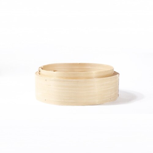 Handmade natural bamboo steamer kitchen cooking tool dumpling snack steamer basket tool CY528: 20.3cm Without cover