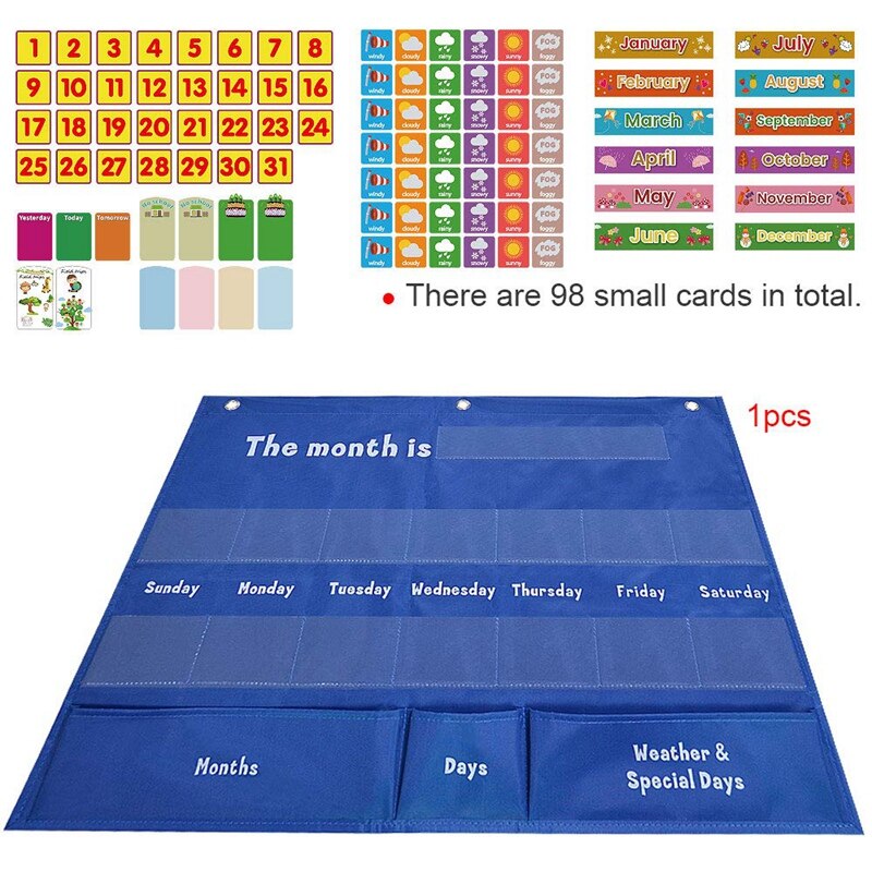 Kids Calendar First Weekly Calendar Children Date ... – Vicedeal