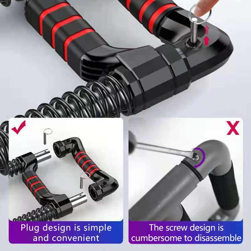 Hand Gripper Strength Chest Expander Apparatus for Exercising Arm Power Spring Power Twister Two Way Strength of Arm Adjustable
