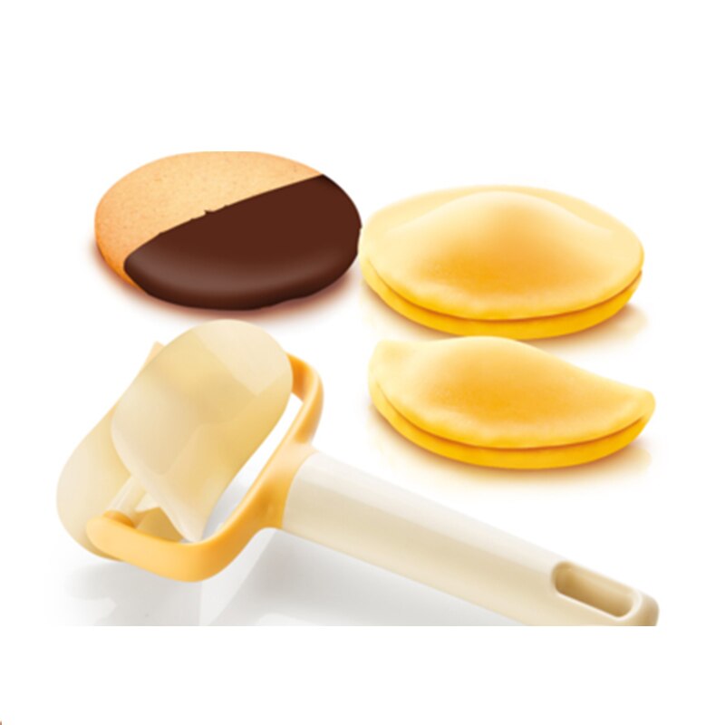 Cookie Round Rolling Biscuit Cutting Rolling Cutter Bakery Tool Rolling Angel Biscuit Ravioli Cutter Baking Pastry Supply