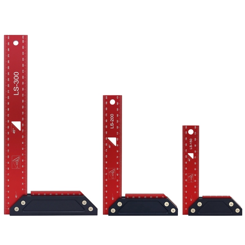 Woodraphic Precision Square Guaranteed T Speed Measurements Ruler for Measuring and Marking Woodworking Carpenters