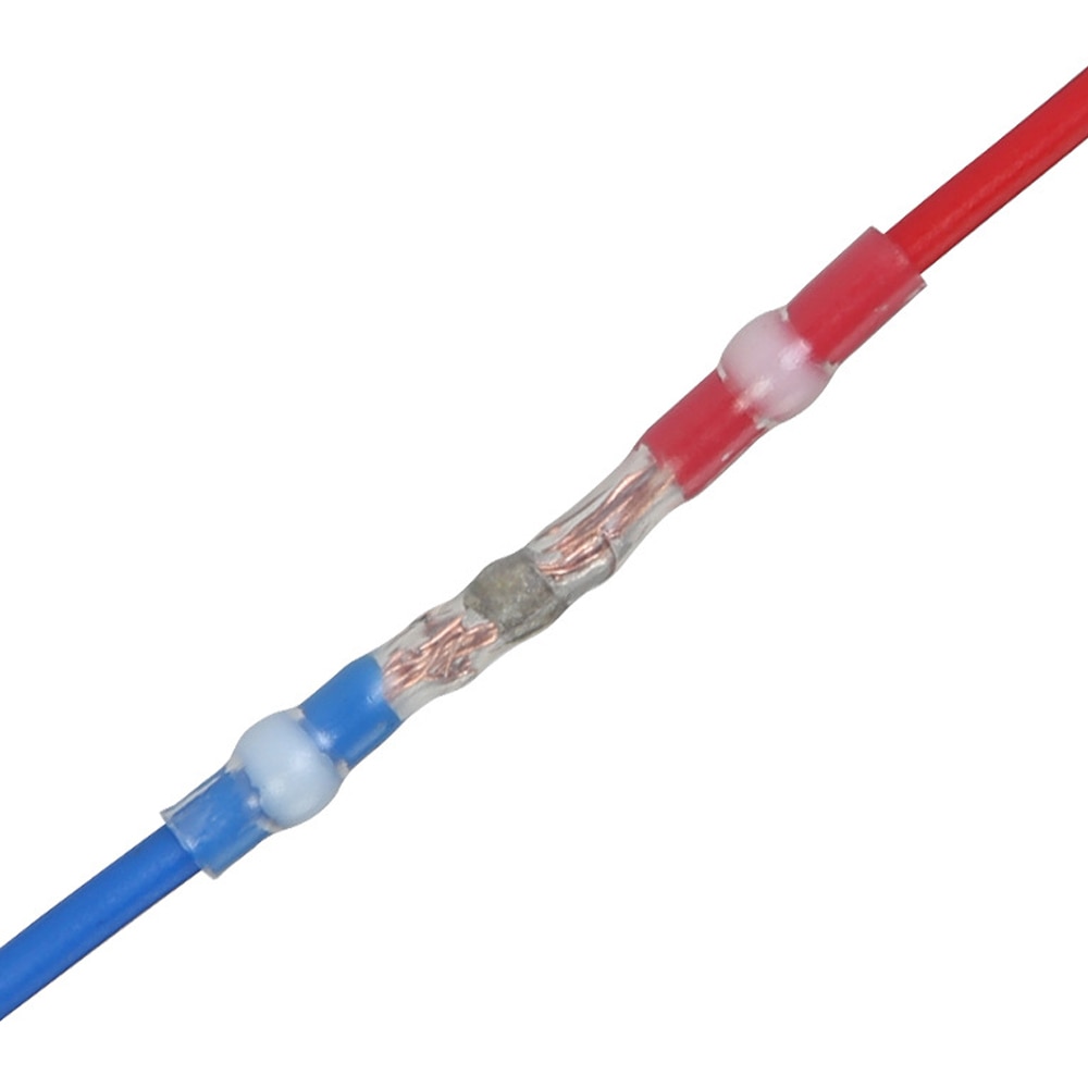 Connecteurs bout à bout thermorétractable accessoires pour machines-outils joint de soudure étanche connecteurs bout à bout thermorétractable avec manchon à souder