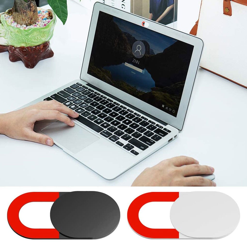 6 Pcs WebCam Cover Shutter Magnet Slider For Web Laptop PC For Tablet Plastic Camera Mobile Phone Privacy Sticker