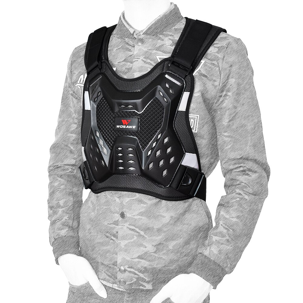 WOSAWE Motorcycle Rider Full Body Armor Vest Suits Motocross Bike Cycling Racing Armor Chest Moto Protective Gear: Armor 216