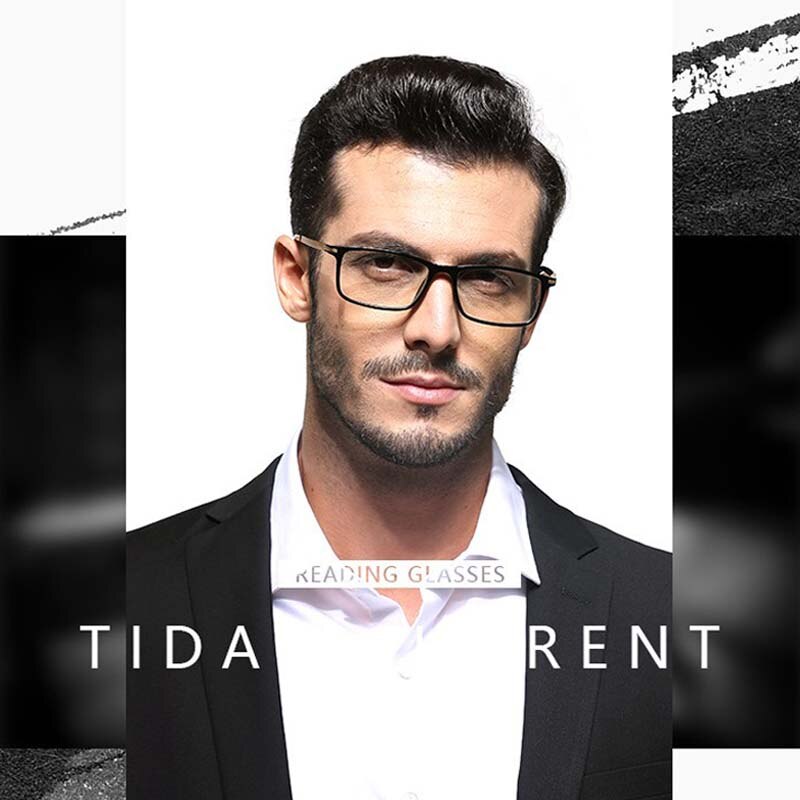 high-end men and anti-blue reading glasses anti-fatigue anti-radiation reading glasses