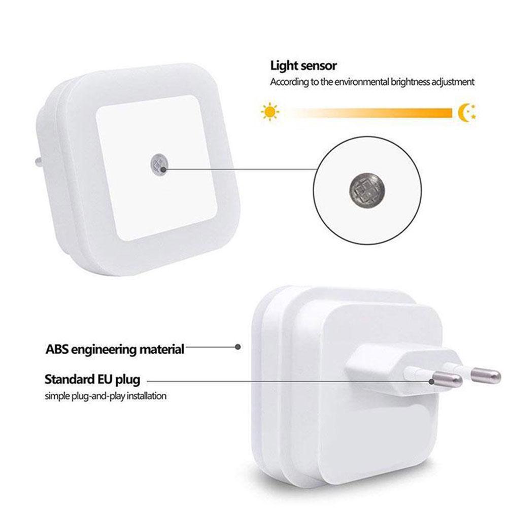 Led Nachtlampje Sensor Verlichting Mini Eu Us Plug In Lamp Saving Kids Verlichting Energie Slaapkamer Lage Verlichting Kamer Voor kinderen Li B3E0