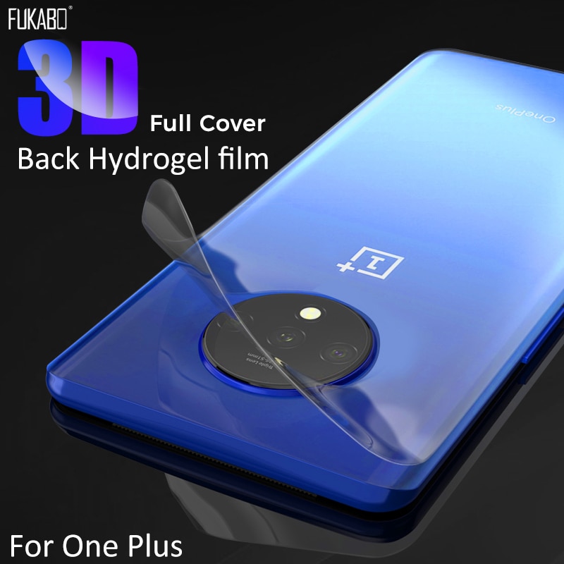 Film Hydrogel arrière pour Oneplus 7 7T Pro 6 6T protecteur d'écran à couverture complète pour One Plus 6 7 7T Pro Film souple Transparent pas en verre