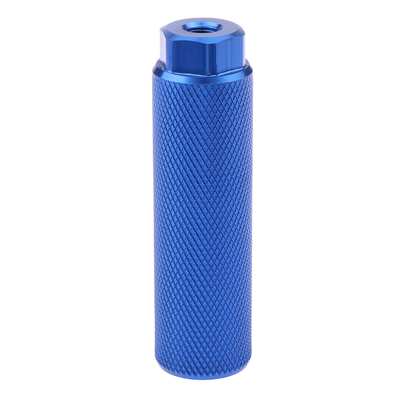 1 Uds. Clavija acrobática de pie de aleación para bicicleta BMX, clavijas de bicicleta con ejes de 3 y 8 pulgadas, clavijas de apoyo de plomo antideslizantes, accesorios para bicicleta: YELLOW