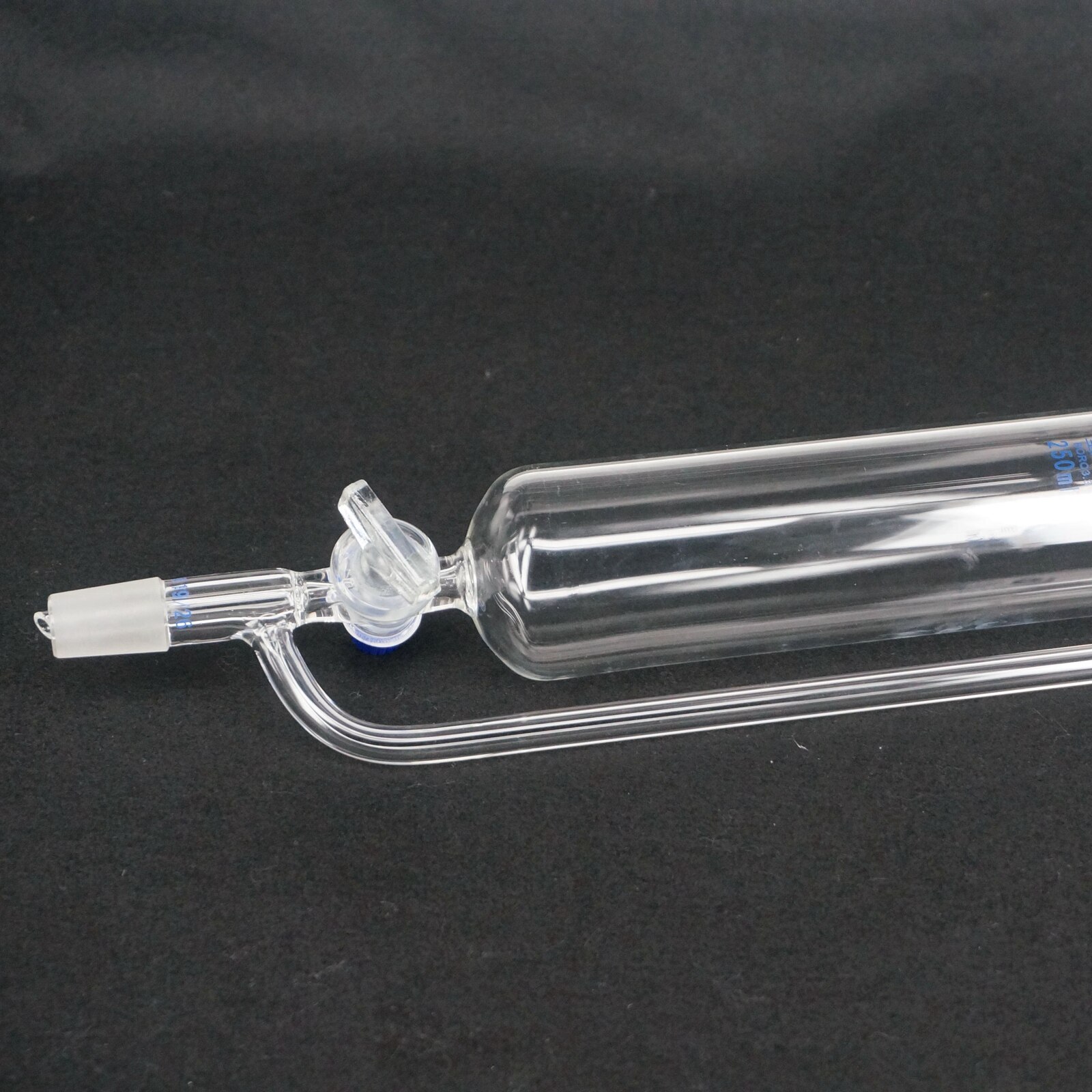250ml 19/26 Joint Boresilicate Glass Chemistry Laboratory Pressure Equalizing Addition Funnel With Glass Stopcock