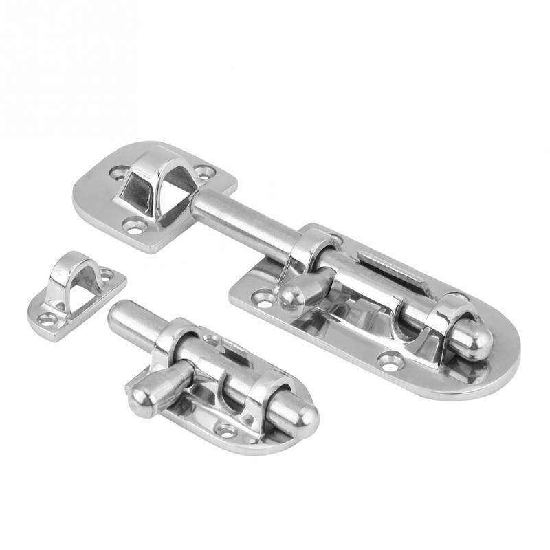 Stainless Steel Marine Boat Door Window Lock Latch Slide Barrel Bolt Clasp 60mm 110mm