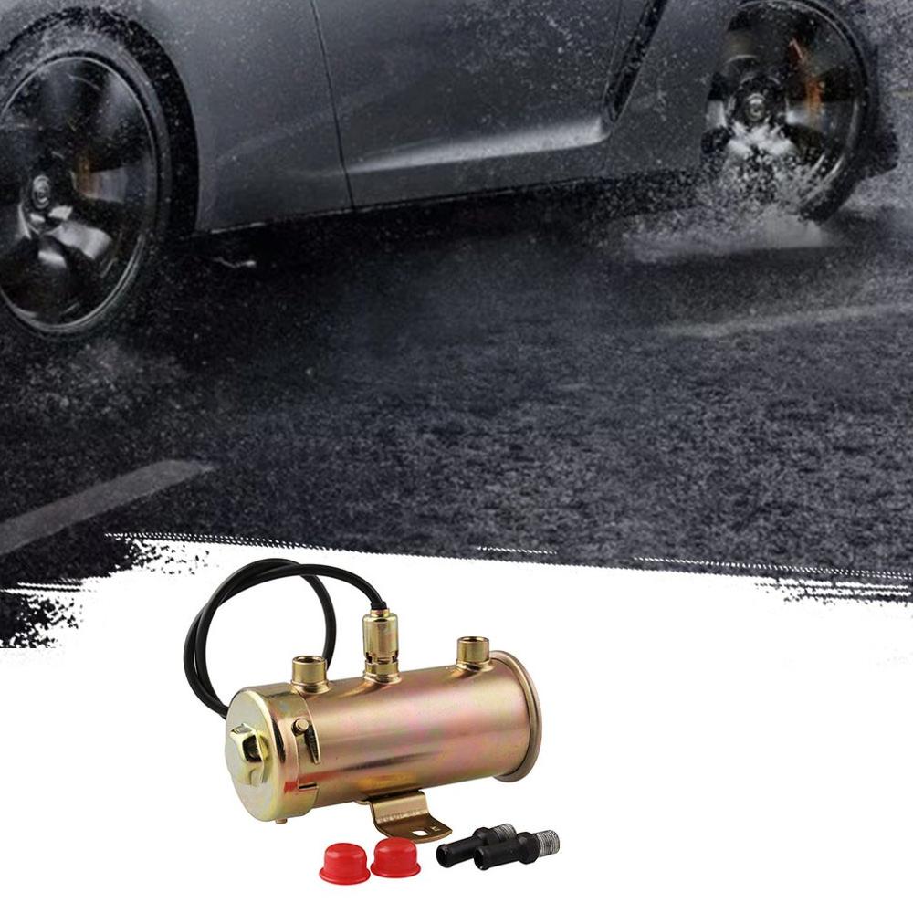 Car Electric Fuel Pump Aluminum Alloy 12 Volt Low Pressure Fixed Cable More Suction Car Motorcycle All Terrain Vehicle