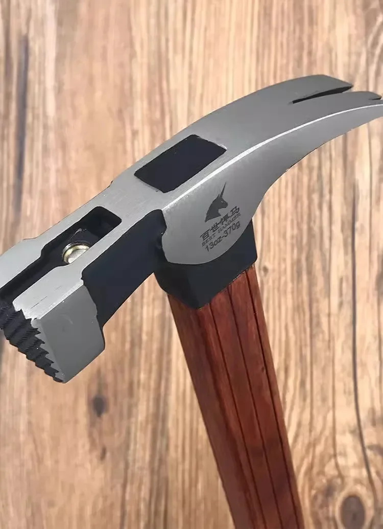 Martillo de garra de trabajo, herramientas de carpintería, martillos de uñas, herramienta Manual portátil , accesorio de Hardware práctico multifuncional