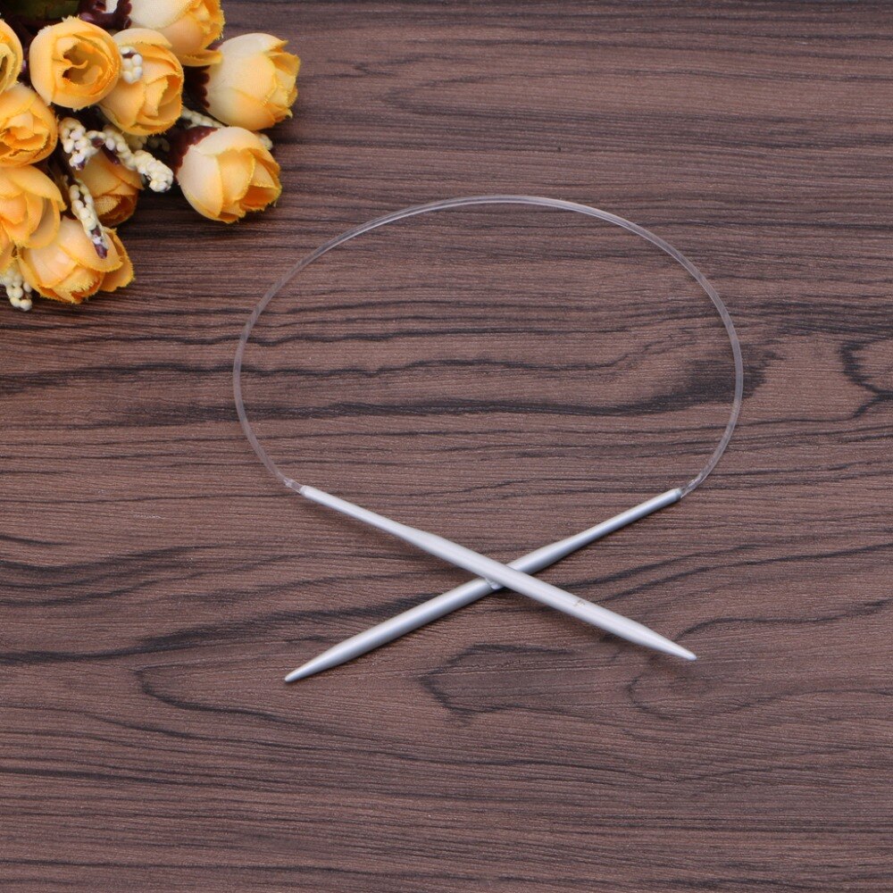 Aluminum Circular Knitting Needles 40cm/15.75" 2mm/2.5mm/3mm/3.5mm/4mm/4.5mm/5mm/5.5mm/6mm/6.5mm/7mm/8mm