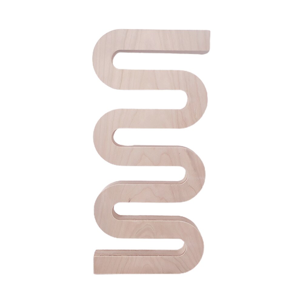 1PC Nordic Geometric Cherry Wood Chopping Board Dinner Board Adornment Prop