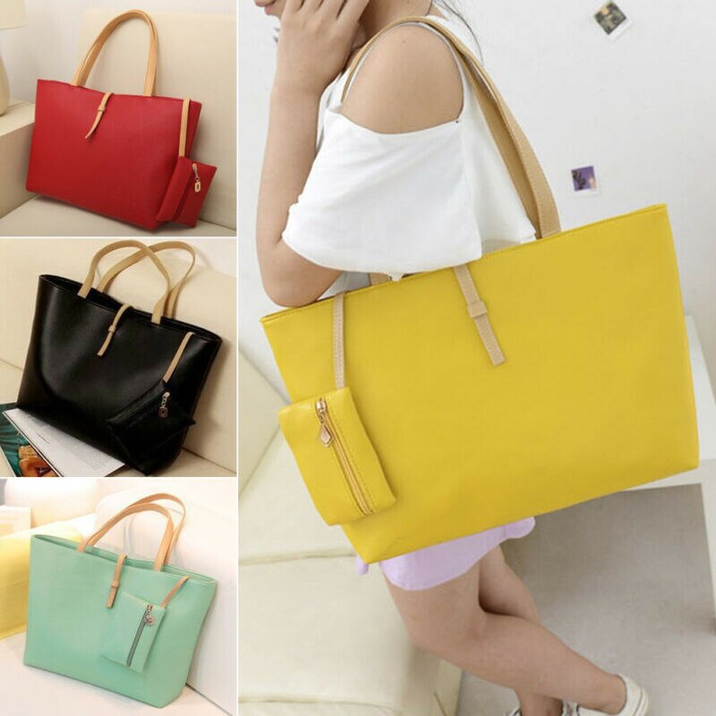 Frauen Handtasche Faux Leder Bote Einkaufen Tasche Handtasche Dame Schulter Tasche Totes Geldbeutel
