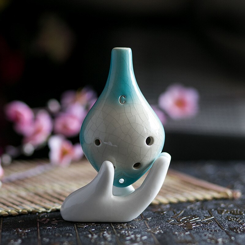 6 hole ocarina alto C double color variable narrow intonation sound great Welcome to school