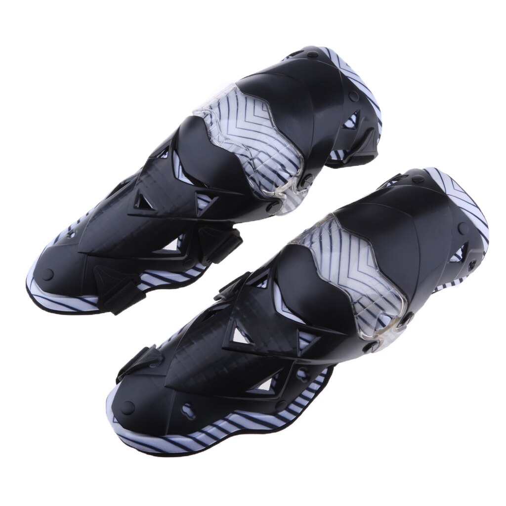 Pair Adults ATV Motorcycle Motocross Knee Shin Leg Guard Pad Protector