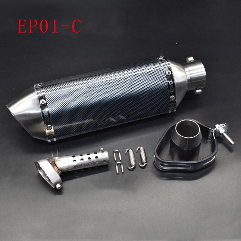 Universele voor akrapovic moto rcycle uitlaat escape moto met db killer Uitlaat Systemen voor honda benelli msx125 nmax EP01