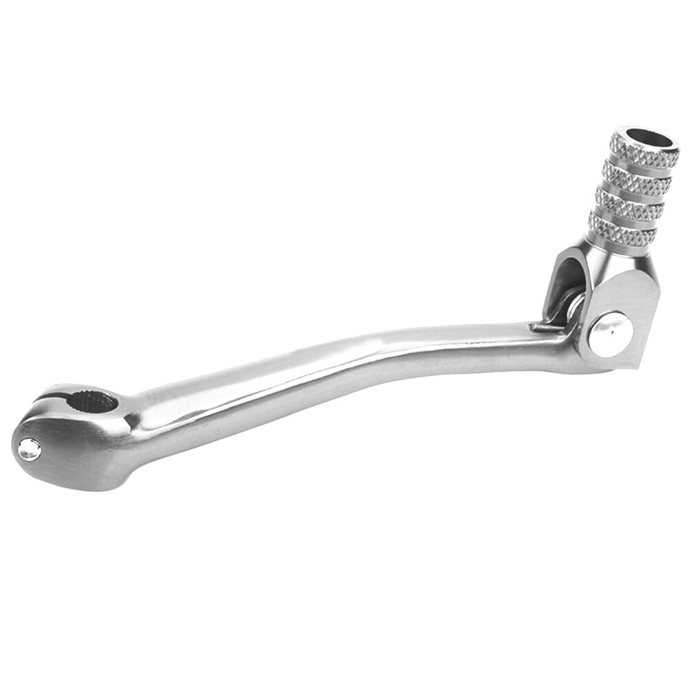 Girspak motocross motorsykkel slitesterk cnc sparke starter reservere universelle deler gruve erstatning atv metall skitt sykkel pedal: Grå