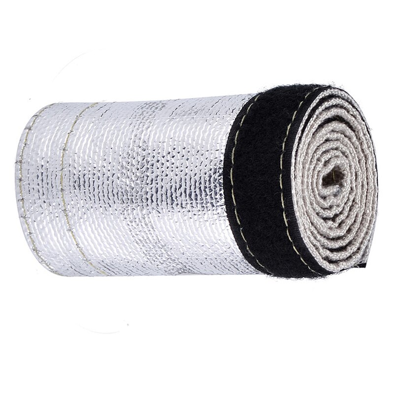 2M Metallic Hitteschild Thermische Fire Mouwen Geïsoleerde Draad Slang Wrap Loom Buis Bescherm Cover Binnendiameter 10/20/30/40Mm