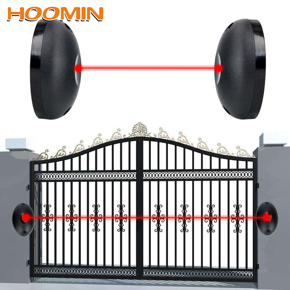 Single Beam Infrared Radiation Sensor Barrier Against Hacking System for Gates Doors Windows External Positioning Alarm Detector