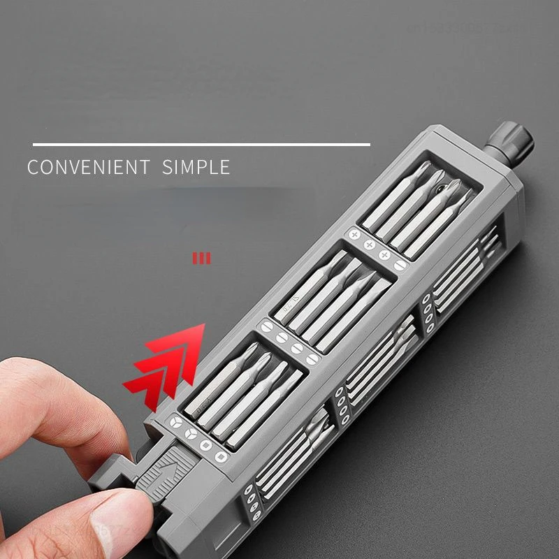 Schroevendraaier Kit 30 40 44 Precisie Magnetische Bits Demontabel Schroevendraaier Set Tool voor Mobiele Telefoon Reparatie Handgereedschap