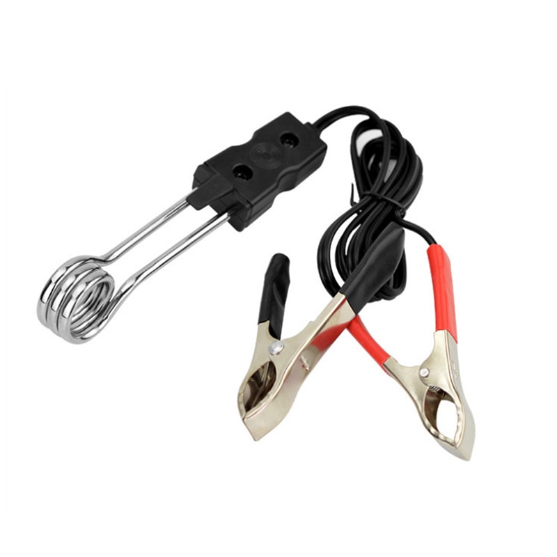 Calentador de agua para bebidas de coche, dispositivo eléctrico de inmersión de 12V, para té y café, portátil, seguro, automático