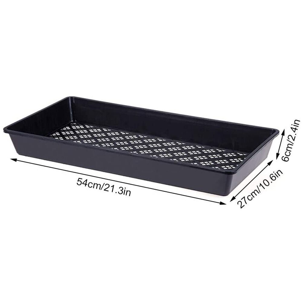 2pcs 54cm Seedling Tray Starting Trays for Planting Seedlings Propagation Germination Plugs Seedling Tray for Microgreens Soil