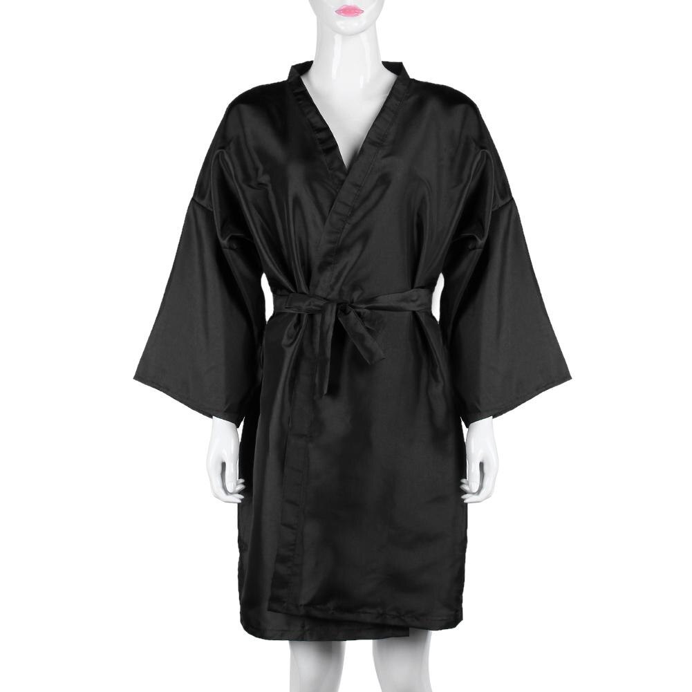 Frisör kimono klänning hår schampo kläder frisör overall skönhet proffs salong frisör spa gäst badrock