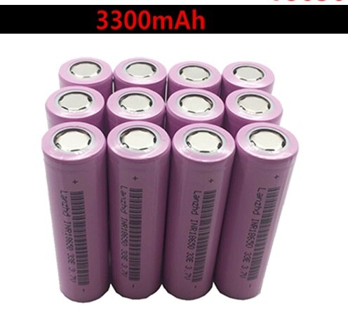 For Samsung 18650 Batteries 3300mah INR18650 3.7V Rechargeable Batteries Li Ion Lithium Ion 18650 30a Large Current 18650VTC7: 12 Pcs 3300mah