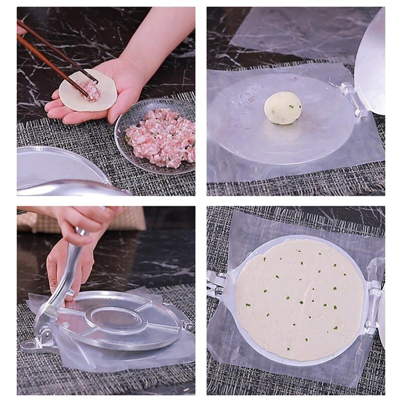 Mexico Tortilla Press Maker Multi-function Manual Aluminium Foldable Corn Dough Cake Press Machine Kitchen Tools 8 Inch