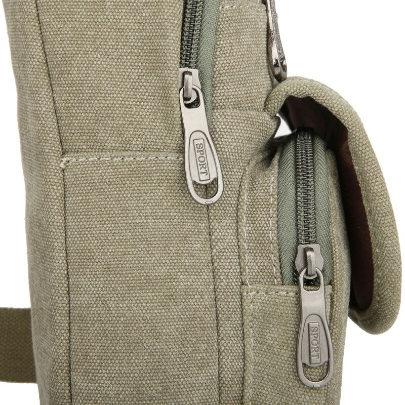 Brust Pack Männer Leinwand Tasche draussen Schulter Tasche Paket Startseite Typ MÄNNER Bote Tasche Freizeit Tasche