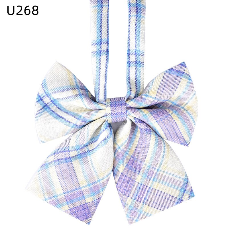 JK Uniform Bow Tie Japanese School Uniforms Striped Wrap Girls Preppy Style Neckties Female Bow-knot Women Apparel Accessories: SU268
