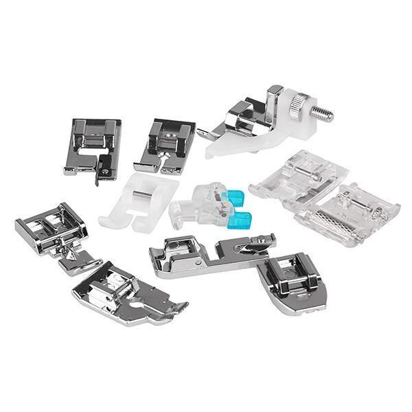 11PCS 32PCS Sewing Machine Presser Foot Press For Brother Singer Kit Braiding Blind Stitch OverLock Zipper Ruler Parts