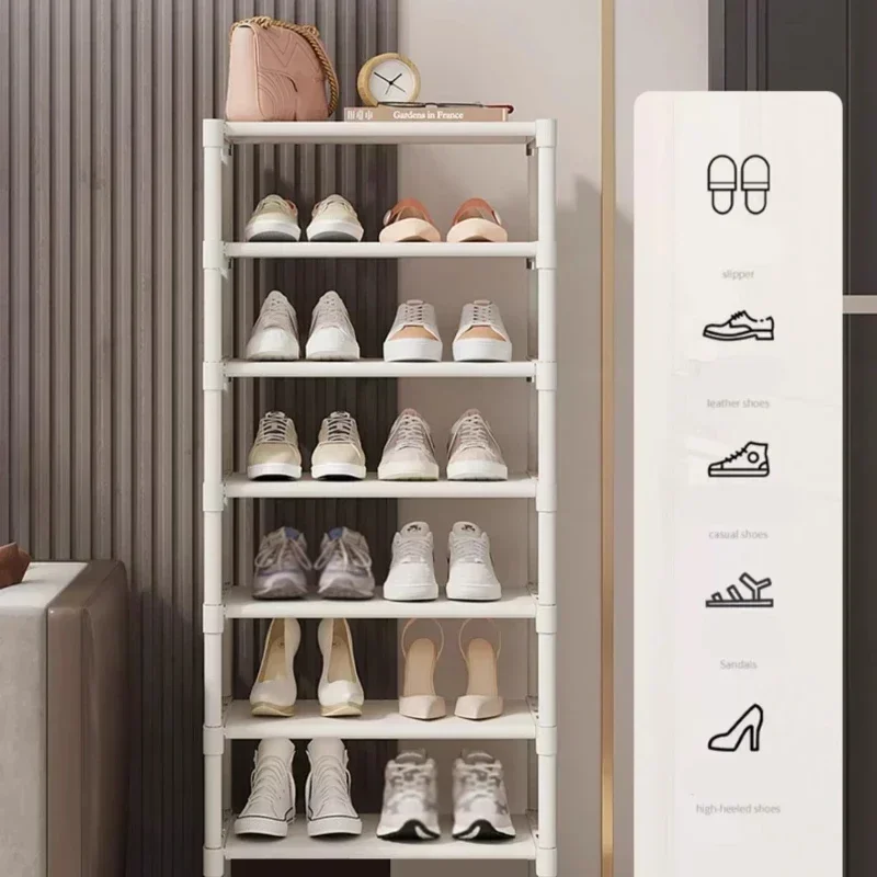 Korridor Abdeckung Stehende Garderobe Schuh Organizer Schuh Schrank Lagerung Schmale Kleine Schuhmacher Schuhregal KleiderbüGel Schuhregal