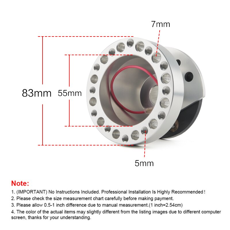 Adaptateur moyeu de roue de volant en Aluminium, pour Honda Civic 96-11 EP3 EK9 EJ9 EK MR-9515
