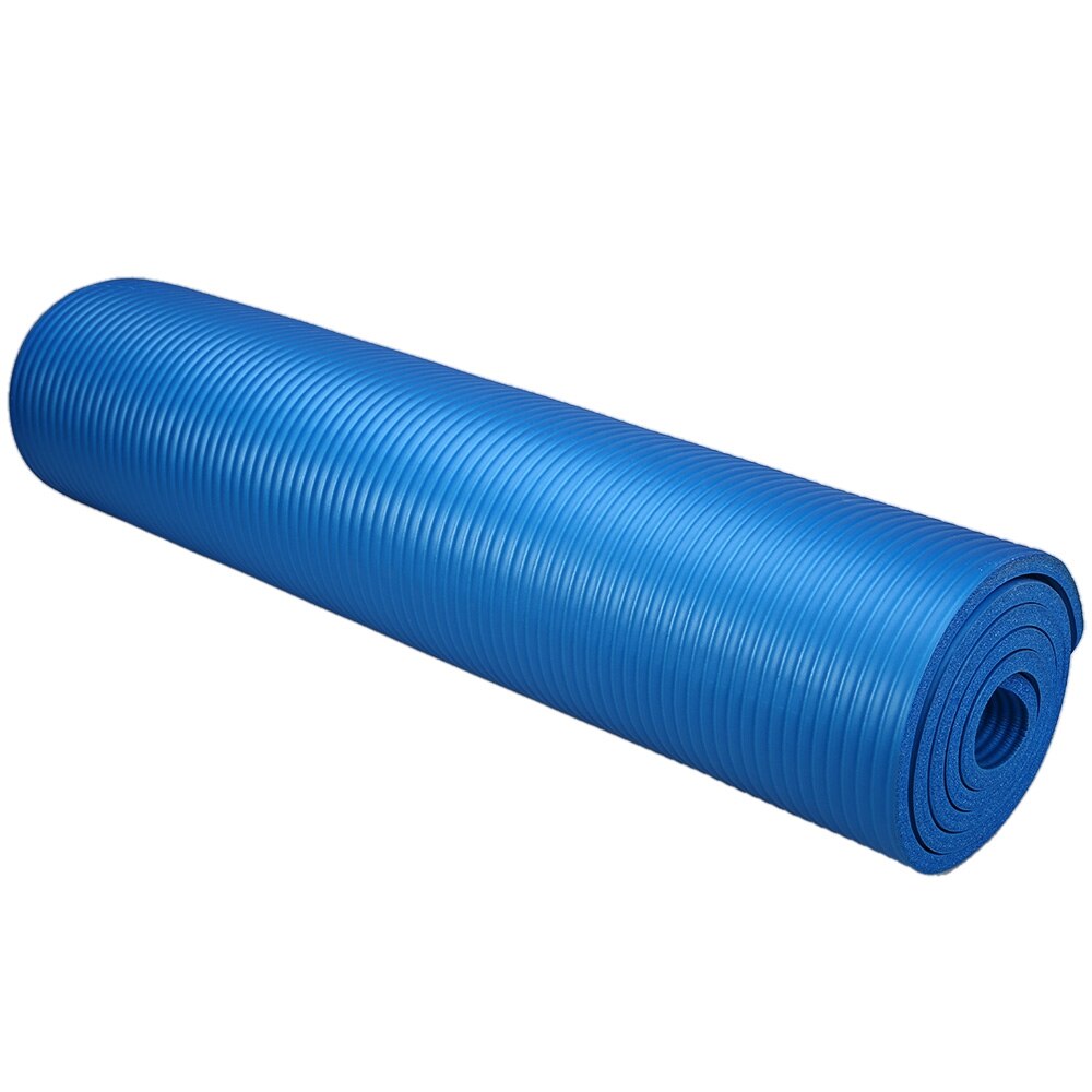 TPE Yoga Mat - 183x61x10mm - Position Line - Non-Slip - Beginner Friendly - Fitness Gym