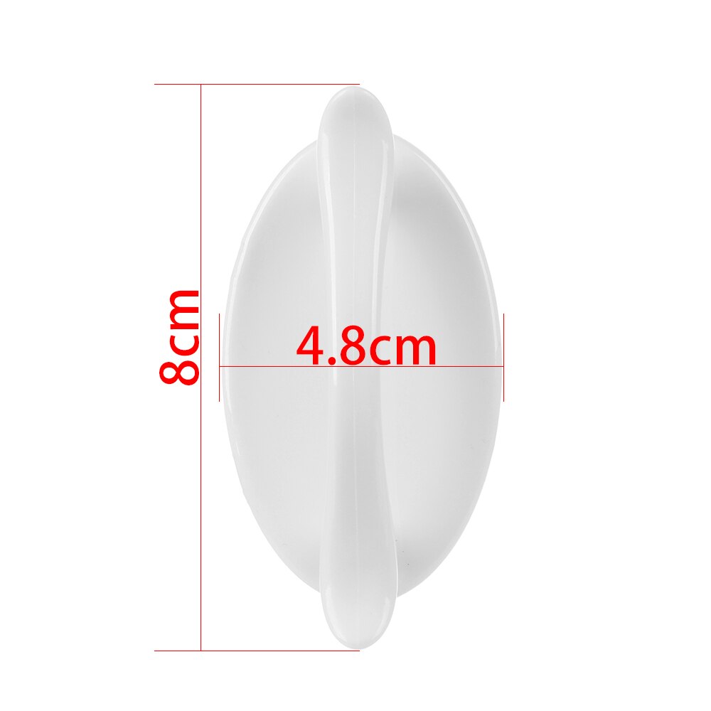 1pc/1 par multifunktionella skåpknoppar möbelknoppar plast självhäftande dörrhandtag garderobshandtag dörrsäkerhetsbeslag: Gul