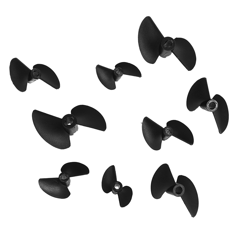 Hélice de dos palas para barco a control remoto, Modelo CW, paleta de nailon P40, hélice de eje de barco, diámetro 27/30/32/35/38/40/45/47MM