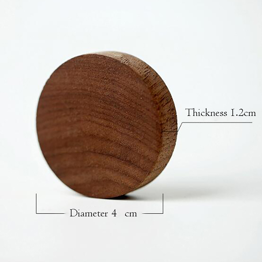 Porte-clé mural en bois, organisateur de rangement de clés, porte-clé magnétique faible, cintre de porte-clés, crochets de femme de ménage sur le mur: Black walnut