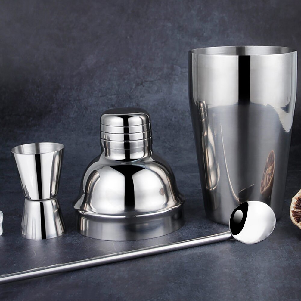 750ML Boston Shaker Cocktail Mixer Martini Cocktail Shaker Stainless Steel Bartender Bar Wine Cup Set Birthday Party Bar Tools